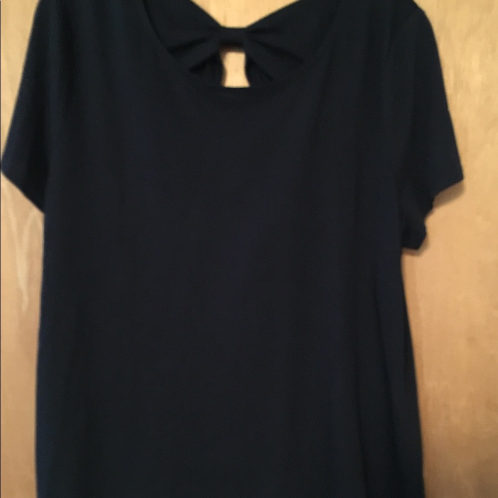 Talbots navy tee shirt